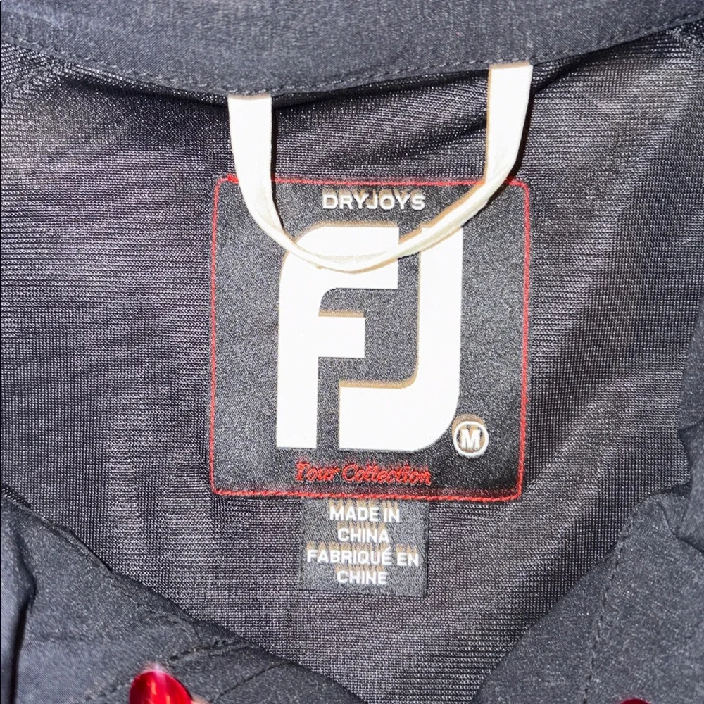 FootJoy Mens Medium DryJoys Tour Collection golf windbreaker.